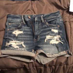 American Eagle super stretch high rise shorts